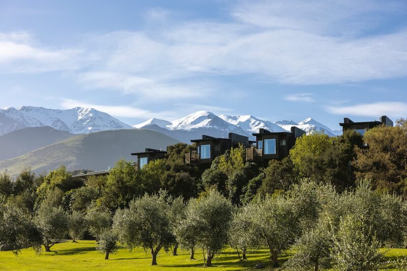 Luxury lodge Canterbury mountains New Zealand