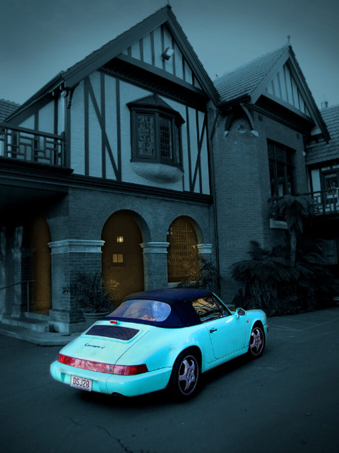 Porsche at Mona Vale Christchurch New Zealand