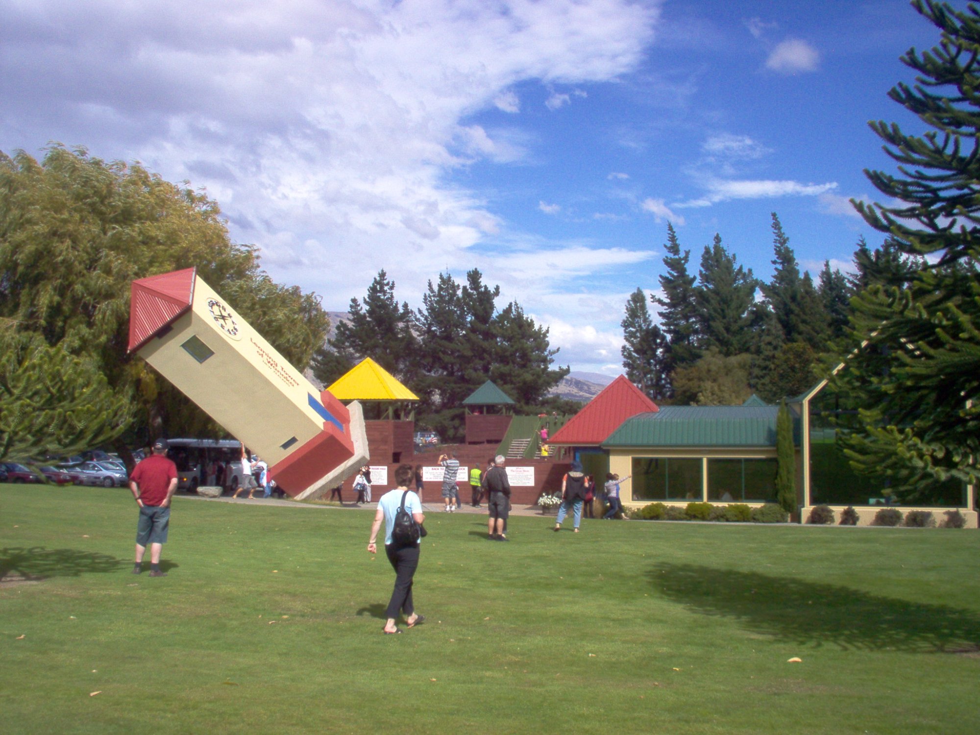 Puzzling World leaning tower and maze attraction Wanaka New Zealand